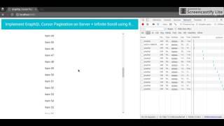 Implementing React Infinite Scroll using GraphQL cursor pagination - Intro