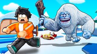 I Fought a Massive YETI in Roblox !!!