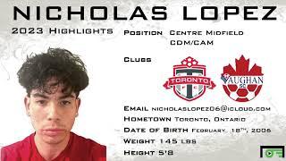 Nicholas Lopez 2022 Soccer Highlights