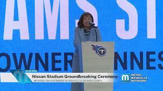 02/29/24 Nissan Stadium Groundbreaking Ceremony