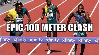 The Fastest Man IN The World! || Noah Lyles VS. Kishane Thompson - 100 Meter Breakdown