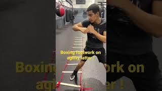 Improve your boxing footwork on agility latter. Wizard of boxing