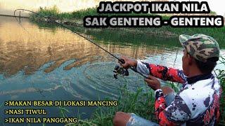 Bikin Ngiler Penonton,!!! Hasil mancing ikan terbesar santap langsung di lokasi Mancing