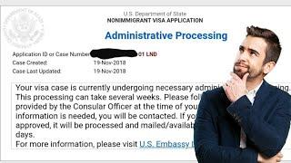 ماذا تعني المعالجة الإدارية في تإشيرات  الهجرة إلى أمريكا  Administrative Processing