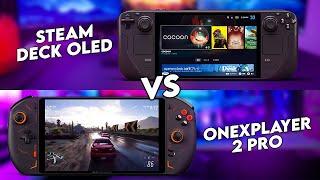 Steam Deck OLED Vs ONEXPLAYER 2 Pro | A Worthy Rival?