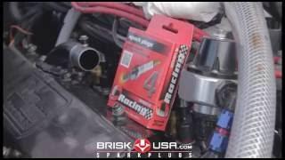 Brisk Racing Spark Plugs light Mike Murillo's Fire!