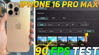 IPHONE 16 PRO MAX BGMI TEST | IPHONE 16 PRO MAX PUBG TEST | A18 PRO CHIPSET 