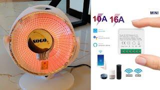 Converting Electric Heater to Smart one, Mini WIFI Smart Switch Installation Guide