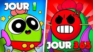 SURVIVRE 365 JOURS sur BRAWL STARS en Hardcore... Voici ce qu'il s'est passé