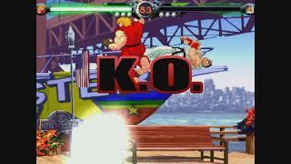 Mugen Ken Masters Rehyped gameplay by KingKong_Cihan