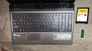 Acer Aspire 5750G Disassembly - Keyboard Replacement - Upgrade Ram and HDD