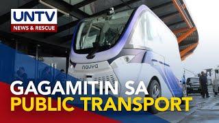 Unang self-driving bus service, planong gamitin bilang public transport sa New Clark City, Tarlac