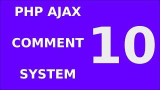 10. Php Jquery Ajax Responsive Comment Form System Tutorial