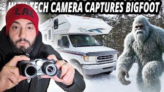 BIGFOOT CAUGHT ON NIGHT VISION BINOCULARS WHILE CAMPING IN THE FOREST!