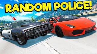 I UPGRADED Police Cars with Randomly Generated Parts for Chases in BeamNG Drive Mods!