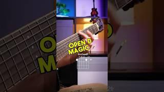 Open D tune magic #guitarchords