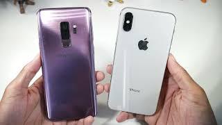 Samsung Galaxy S9 + VS iPhone X In 2021! Comparison Which Older Flagship Aged Better?