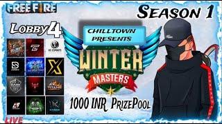 1000 INR WINTER SCRIMS BY CHILLTOWN FINALS || LIVE || SVIZ