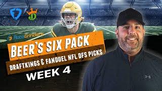 DRAFTKINGS & FANDUEL NFL PICKS WEEK 4 DFS 6 PACK