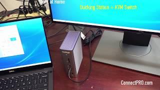 Best dock station for Laptop  and KVM switch - CalDigit TS3 Plus+ , Dell XPS and MacBook Pro