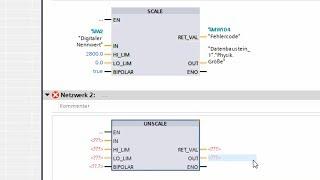 (De)Skalierung in der Analogwertverarbeitung (mit Scale + Unscale)