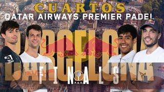 MASTER FINAL BARCELONA QATAR AIRWAYS PREMIER PADEL 2024 CUARTOS | GONZALEZ-ALONSO VS CHINGOTTO-GALAN