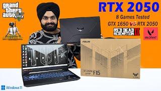 Asus Tuf F15 2023 - RTX 2050 - 8 Games Tested - Unboxing & Review - Best Gaming Laptop under 60K