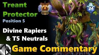 15K Comeback! Treant Protector 5 Support - Immortal | Dota 2 7.29b