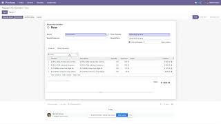 #odoo #purchase Quick Add Product in Purchase order line