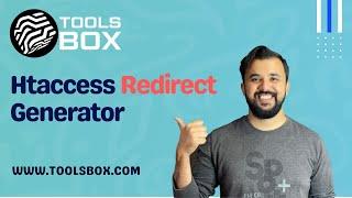 How To Use Htaccess Redirect Generator | WWW.TOOLSBOX.COM