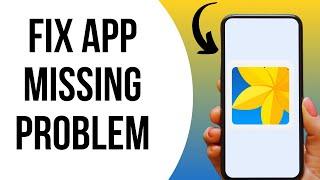 How to fix photo gallery app missing problem on android ?