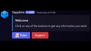 How to send messages through buttons with Sapphire discord bot