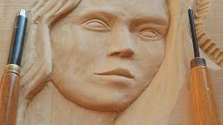 Wood Carved Face