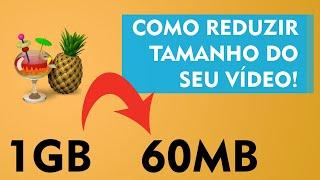 ‍ TUTORIAL | Como reduzir tamanho de vídeo SEM PERDER QUALIDADE - fácil e rápido