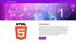 Bootstrap website design - Sitio web bootstrap 4 - tutorial 2020!! PART 1