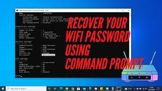 CMD: Show your Wi-Fi Password using Command Prompt in Windows 10 / 11