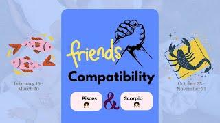 Pisces girl & Scorpio girl | FRIENDSHIP COMPATIBILITY