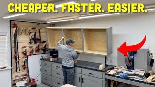 A Better Way to Build Upper Shop/Garage Cabinets