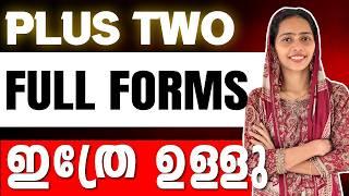 Plus Two Computer Application | CA Complete Full Forms | Exam Winner +2