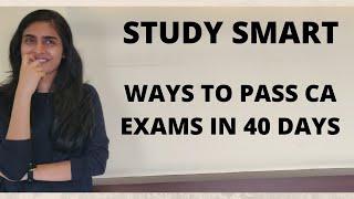 How to clear CA exams in last 40 Days | You Can PASS | CA Deepika Rathi