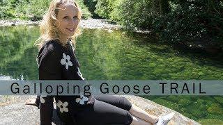 Galloping Goose Trail on bikes from Sooke Potholes to Leechtown - Vlog 121