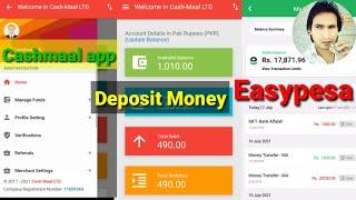 Cashmaal deposit money from easypesa 2021 | cashmaal deposit and withdraw