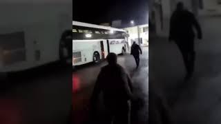 ️Hatay'da depremin şiddeti şehirlerarası otobüs terminalinde böyle görüntülendi