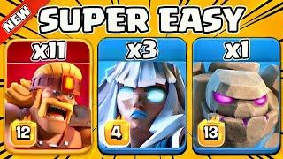 GOLEM + ELECTRO TITAN + SUPBARBARIAN = SUPER EASY 3 STAR ATTACK STRATEGIES AT TH16 IN CLASH OF CLANS