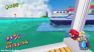 Super Mario Sunshine (3D All Stars) – All 24 Shines from Collecting x8 Red Coins ️