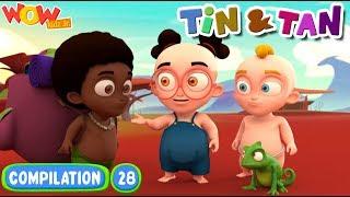 Preschool Videos | Tin And Tan | Toddler Cartoons | Compilation 28 | WowKidz Jr