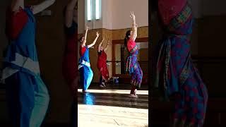 CLASSES OF INDIAN DANCE IN UKRAINE #bharatanatyam #ukraine #shorts