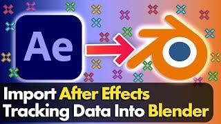 Import After Effects Tracking Data into Blender | No Plugin | Motion Tracking Tutorial