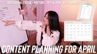 CONTENT PLANNING FOR MY LASH INSTAGRAM - TIKTOK - & YOUTUBE