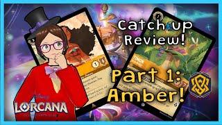 #lorcana The First Chapter Catch-Up Review! Part 1: Amber! - #vtuber #disneylorcana (Reupload)